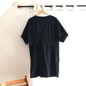 COS Gathered Waist Relaxed Mini Dress